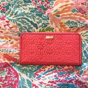 Kate Spade Pink Flower Wallet